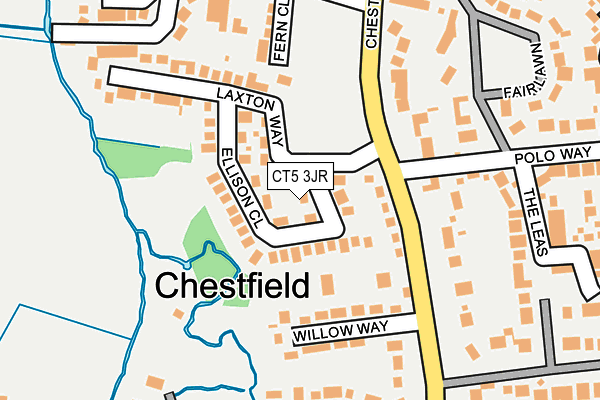 CT5 3JR map - OS OpenMap – Local (Ordnance Survey)