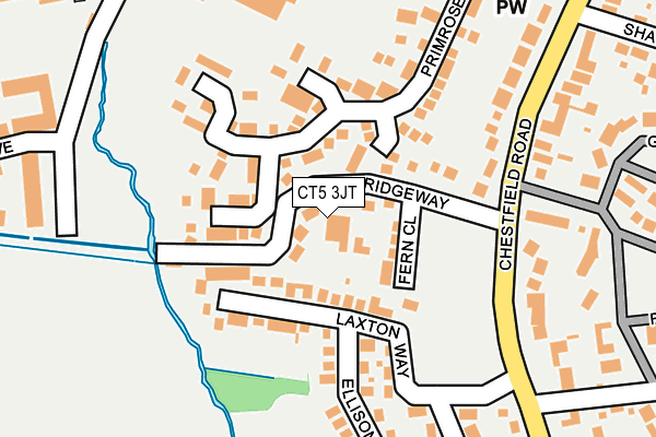 CT5 3JT map - OS OpenMap – Local (Ordnance Survey)