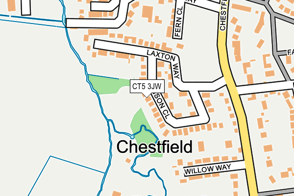 CT5 3JW map - OS OpenMap – Local (Ordnance Survey)