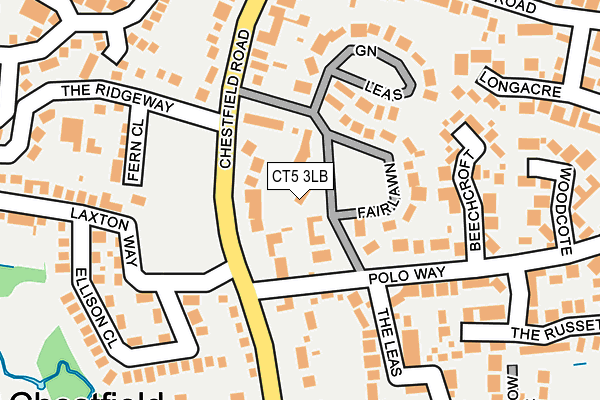 CT5 3LB map - OS OpenMap – Local (Ordnance Survey)