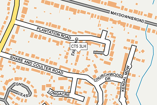 CT5 3LH map - OS OpenMap – Local (Ordnance Survey)