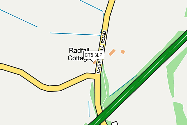 CT5 3LP map - OS OpenMap – Local (Ordnance Survey)