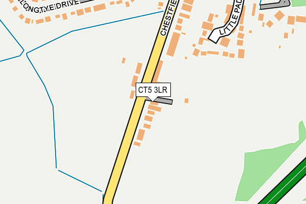 CT5 3LR map - OS OpenMap – Local (Ordnance Survey)