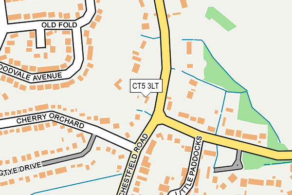CT5 3LT map - OS OpenMap – Local (Ordnance Survey)
