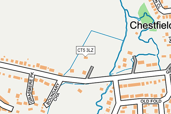 CT5 3LZ map - OS OpenMap – Local (Ordnance Survey)