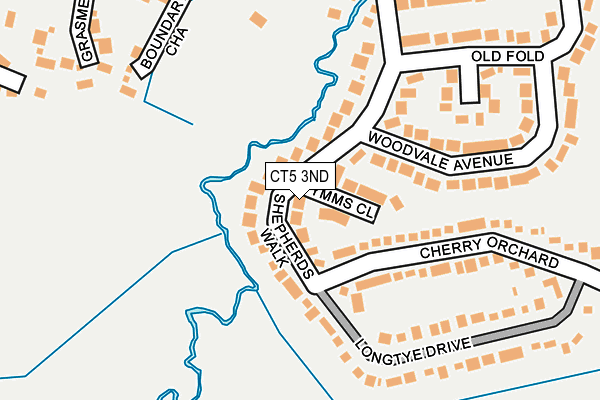 CT5 3ND map - OS OpenMap – Local (Ordnance Survey)