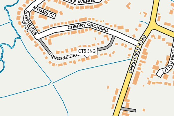 CT5 3NG map - OS OpenMap – Local (Ordnance Survey)