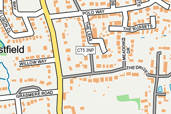 CT5 3NP map - OS OpenMap – Local (Ordnance Survey)