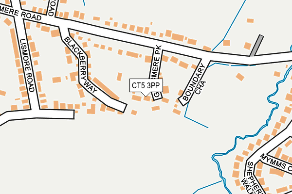 CT5 3PP map - OS OpenMap – Local (Ordnance Survey)