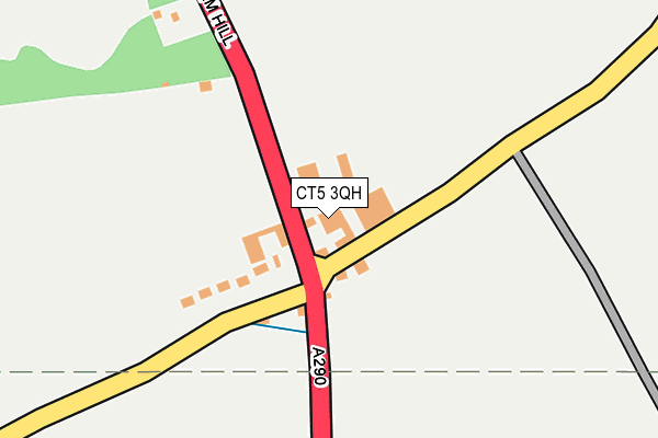CT5 3QH map - OS OpenMap – Local (Ordnance Survey)