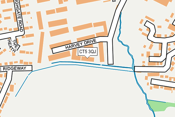 CT5 3QJ map - OS OpenMap – Local (Ordnance Survey)