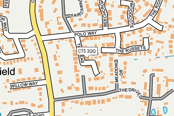 CT5 3QQ map - OS OpenMap – Local (Ordnance Survey)
