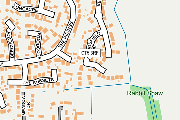CT5 3RF map - OS OpenMap – Local (Ordnance Survey)