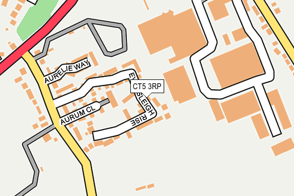 CT5 3RP map - OS OpenMap – Local (Ordnance Survey)