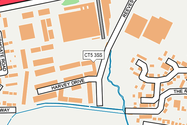 CT5 3SS map - OS OpenMap – Local (Ordnance Survey)