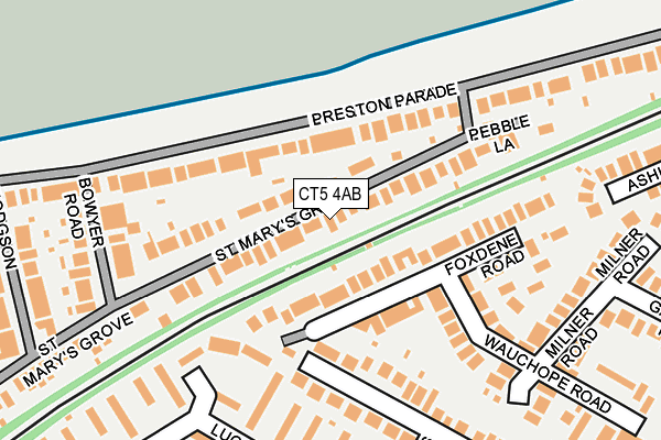 CT5 4AB map - OS OpenMap – Local (Ordnance Survey)