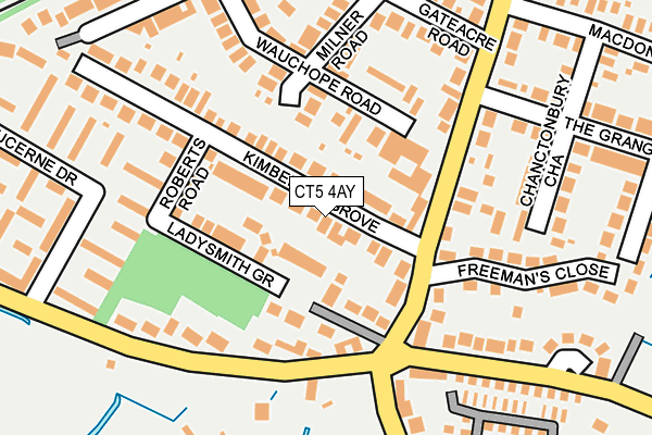 CT5 4AY map - OS OpenMap – Local (Ordnance Survey)