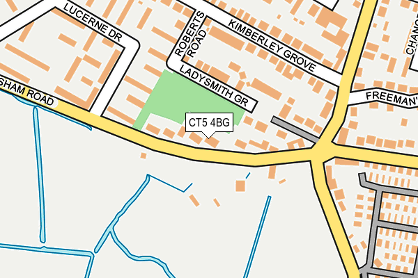 CT5 4BG map - OS OpenMap – Local (Ordnance Survey)
