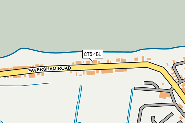 CT5 4BL map - OS OpenMap – Local (Ordnance Survey)