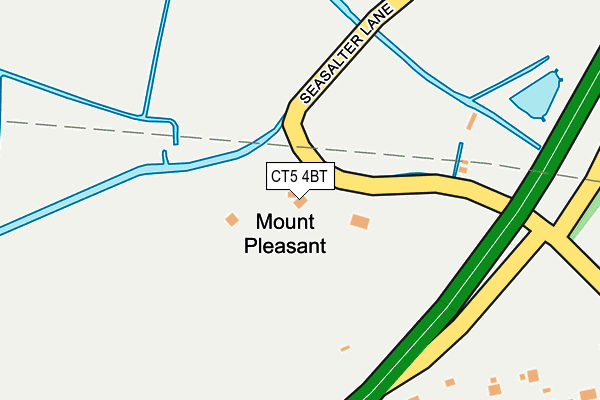 CT5 4BT map - OS OpenMap – Local (Ordnance Survey)