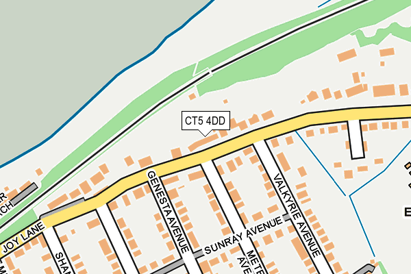 CT5 4DD map - OS OpenMap – Local (Ordnance Survey)