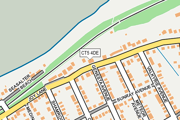 CT5 4DE map - OS OpenMap – Local (Ordnance Survey)