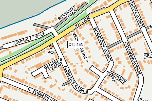 CT5 4EN map - OS OpenMap – Local (Ordnance Survey)