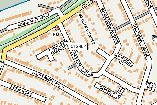 CT5 4EP map - OS OpenMap – Local (Ordnance Survey)