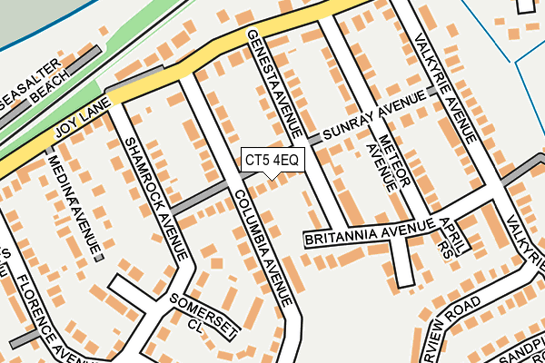 CT5 4EQ map - OS OpenMap – Local (Ordnance Survey)