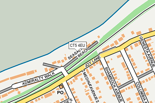 CT5 4EU map - OS OpenMap – Local (Ordnance Survey)