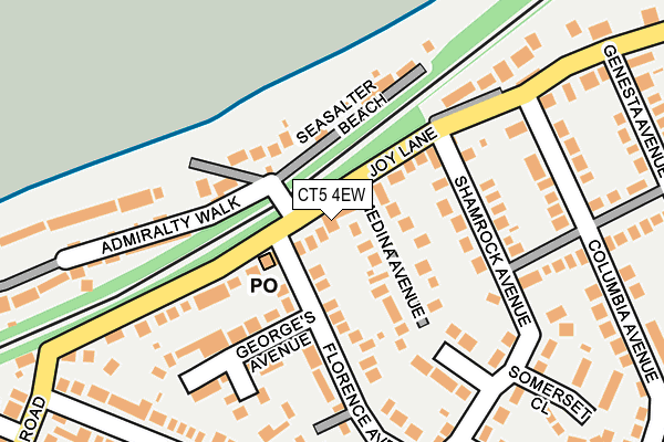 CT5 4EW map - OS OpenMap – Local (Ordnance Survey)