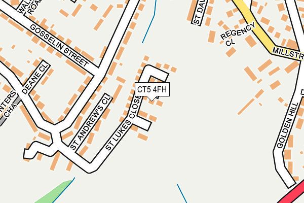 CT5 4FH map - OS OpenMap – Local (Ordnance Survey)