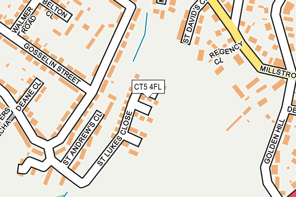 CT5 4FL map - OS OpenMap – Local (Ordnance Survey)