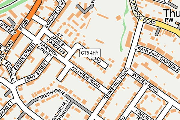 CT5 4HY map - OS OpenMap – Local (Ordnance Survey)