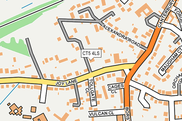CT5 4LS map - OS OpenMap – Local (Ordnance Survey)