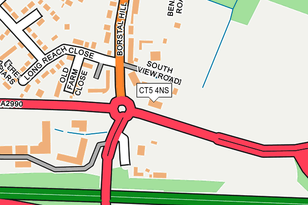 CT5 4NS map - OS OpenMap – Local (Ordnance Survey)