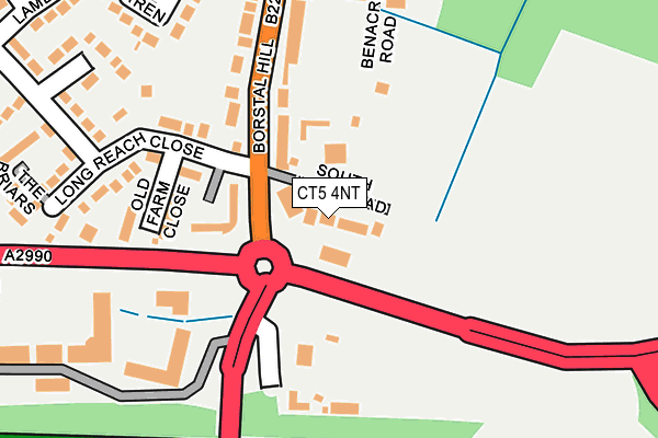 CT5 4NT map - OS OpenMap – Local (Ordnance Survey)