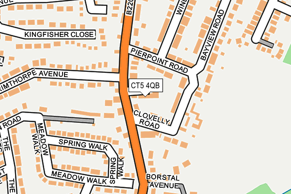 CT5 4QB map - OS OpenMap – Local (Ordnance Survey)