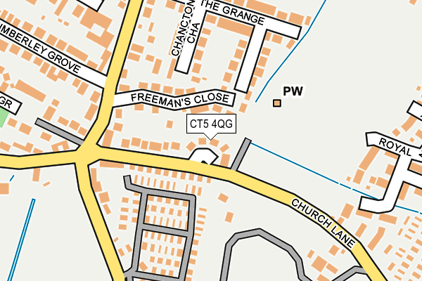 CT5 4QG map - OS OpenMap – Local (Ordnance Survey)