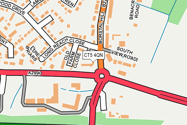 CT5 4QN map - OS OpenMap – Local (Ordnance Survey)