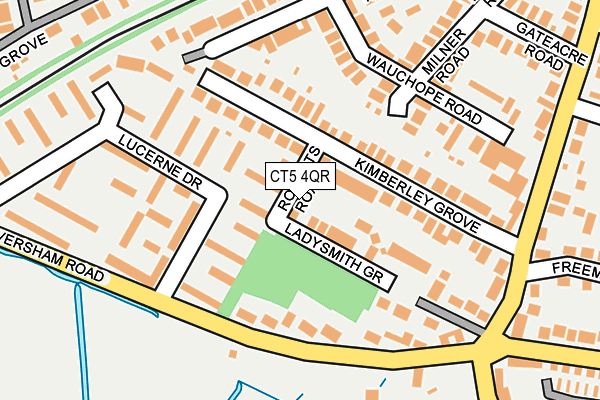 CT5 4QR map - OS OpenMap – Local (Ordnance Survey)