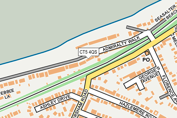 CT5 4QS map - OS OpenMap – Local (Ordnance Survey)