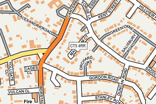 CT5 4RR map - OS OpenMap – Local (Ordnance Survey)