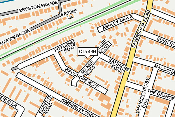 CT5 4SH map - OS OpenMap – Local (Ordnance Survey)