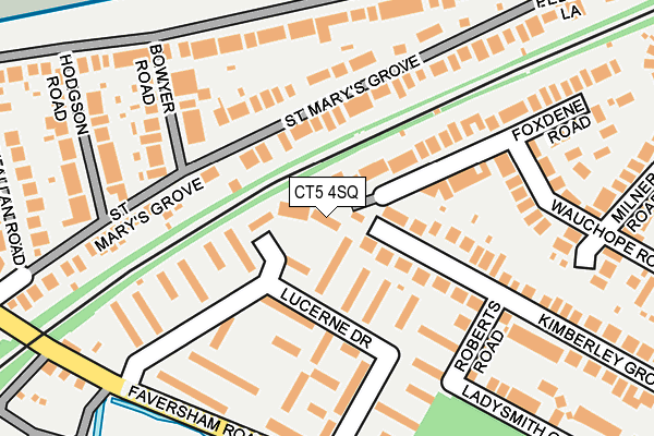 CT5 4SQ map - OS OpenMap – Local (Ordnance Survey)