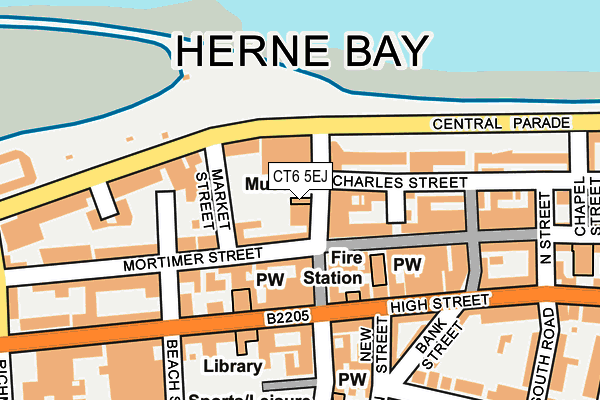 Map of HEART & SOUL HERNE BAY LTD at local scale