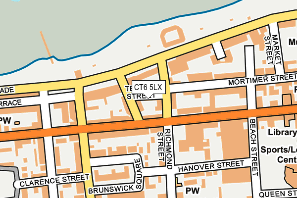 CT6 5LX map - OS OpenMap – Local (Ordnance Survey)