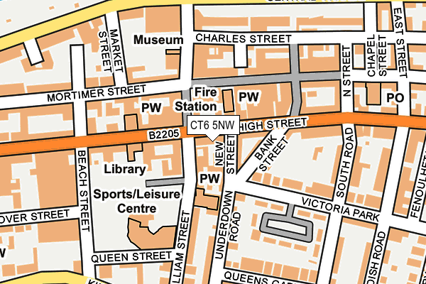 Map of CGJ ELECTRICAL LTD at local scale