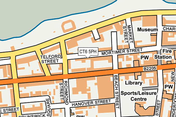 CT6 5PH map - OS OpenMap – Local (Ordnance Survey)