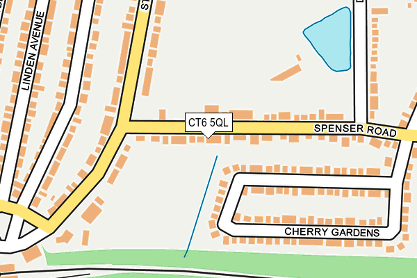 CT6 5QL map - OS OpenMap – Local (Ordnance Survey)
